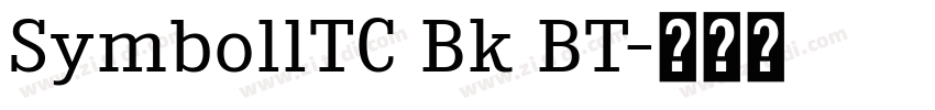 SymbollTC Bk BT字体转换